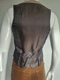 Pauw gilet. Maat 1, Beige/bruin/wol.