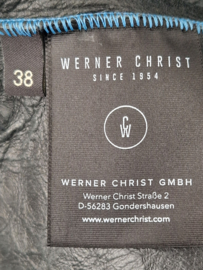 Werner Christ lamsvachtjas | Maat 38 | Blauw/groen |
