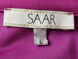 Saar vest/bomberjasje. Maat L. Fuchsia.