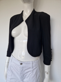 Joseph Ribkoff bolero jasje. Maat 38, Zwart.