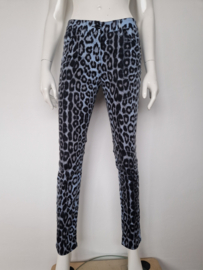 Cavalli Class jeans. Maat 36. Blauw/print.