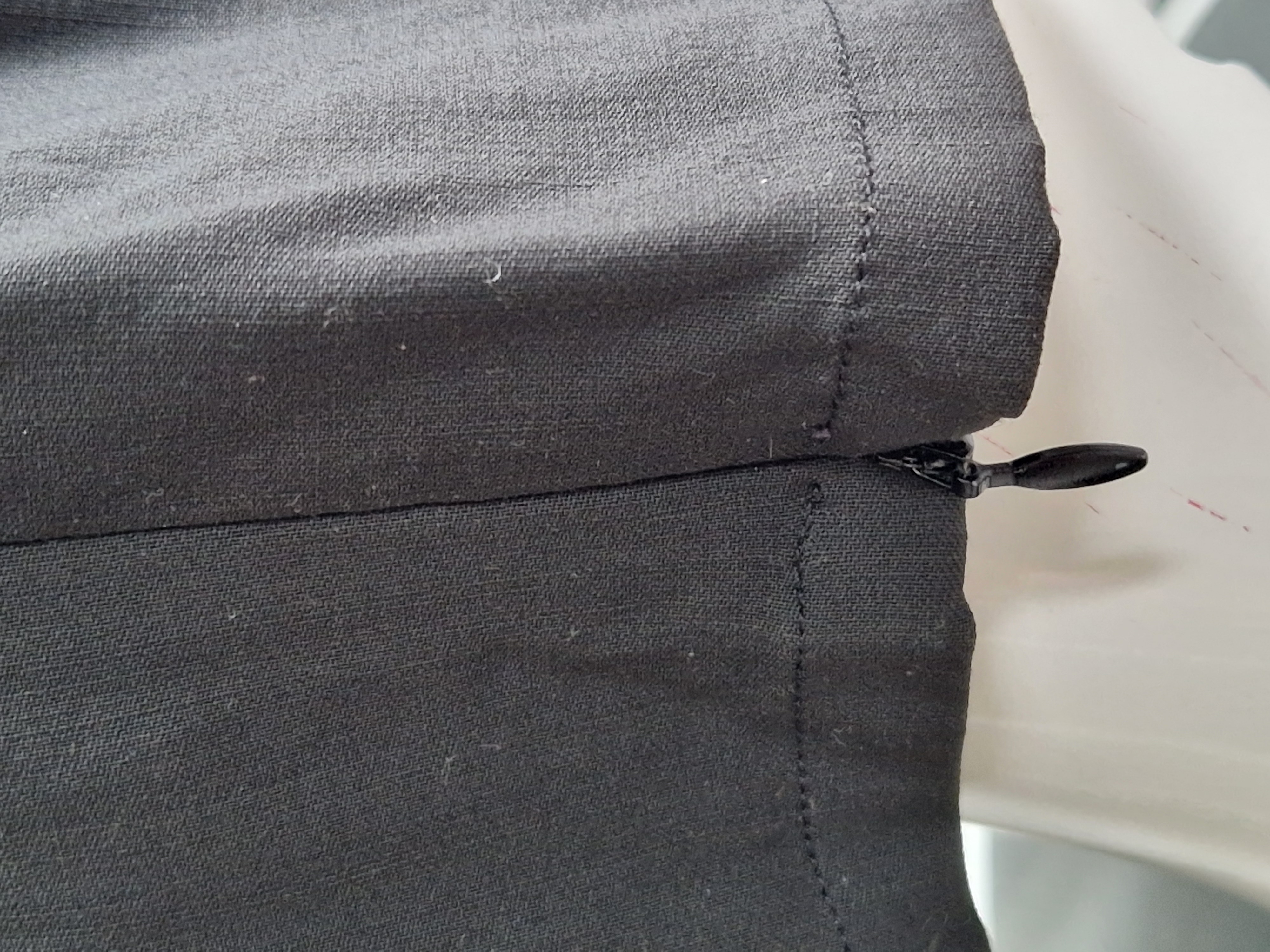 Joline Jolink pantalon Lea. Maat M. Offblack/wol.