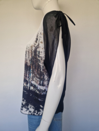 Summum blouse top. Maat 36, All over print.