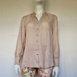 Gustav blouse Feng A-shape. Mt. 36, Beige.