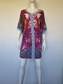 Custo Barcelona tuniek. Maat M. All over print.