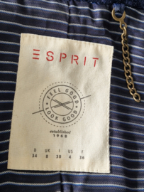 Esprit peacoat. Maat 36, Blauw/wol.