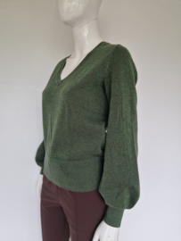 King Louie pullover. Maat L. Groen/lurex.