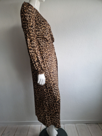 Twinset maxi dress. It.maat 48. Dierenprint.