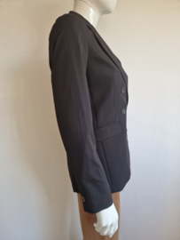 Mango double breasted blazer. Maat 36, Zwart