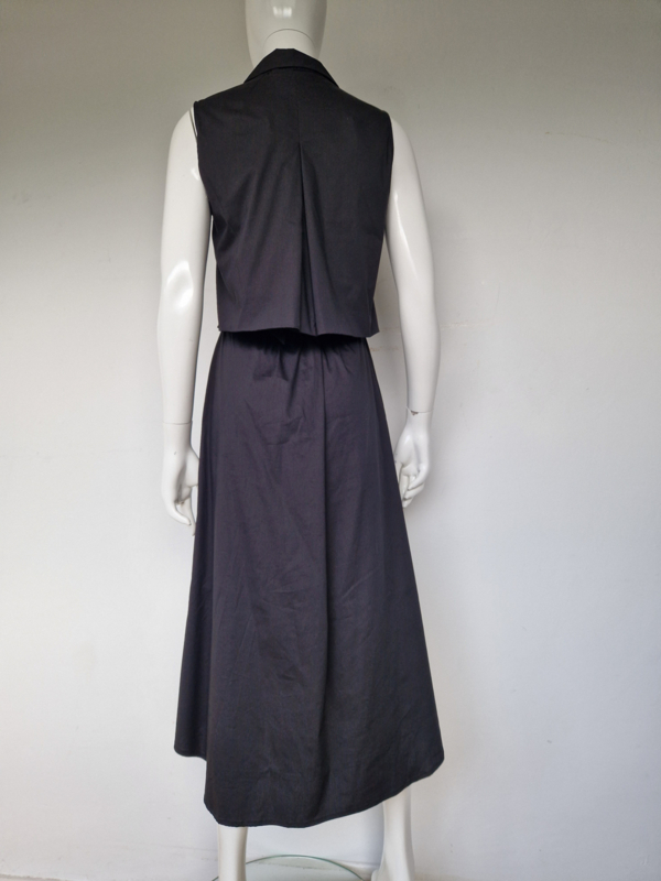 Xandres jurk. Mt. 40 Zwart. Jurken rokken verhip vintage