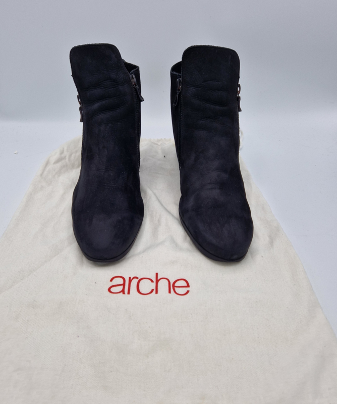Arche laarsjes. Mt. 41, Zwart/leer. | Maat 38/39/40/41 | verhip-vintage.nl
