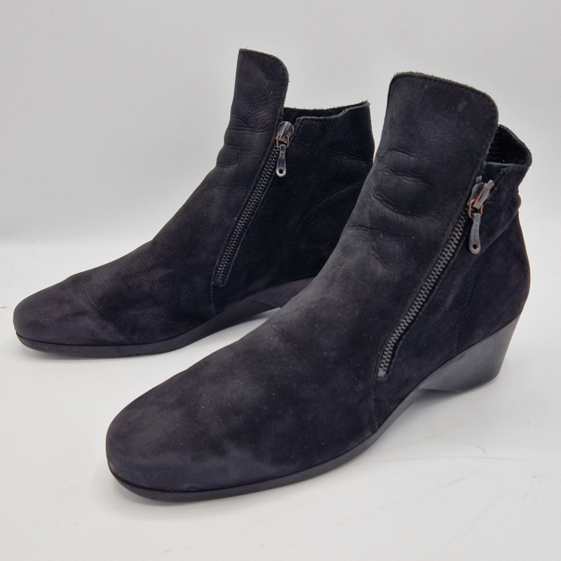 Arche laarsjes. Mt. 41, Zwart/leer. | Maat 38/39/40/41 | verhip-vintage.nl