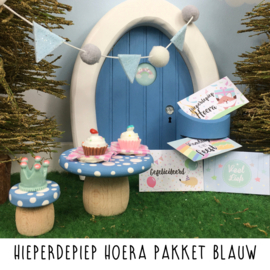 Hieperdepiep Hoera pakket blauw