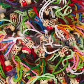 H 002 ( chinese lucky dolls ) ----- 96 pcs in drum