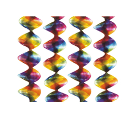 WH 005 ( 4 rainbow aluminium spirals 5 cm )