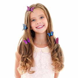 HP 001 ( butterfly hair clip ) ----- 12 pcs in drum