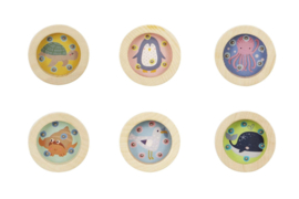 H 037 ( wooden sea animal ball game ) ----- 24 pcs in display