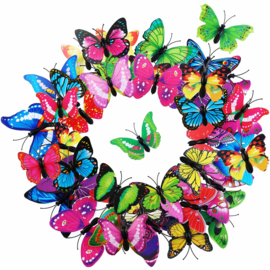 HP 001 ( butterfly hair clip ) ----- 12 pcs in drum