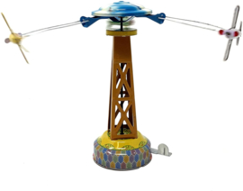 MM 262 ( tin toy revolving plane )