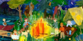 KK ( postcard campfire kids )