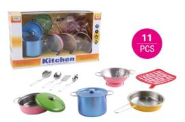 LP 003 ( kids stainless cooking set in window box )