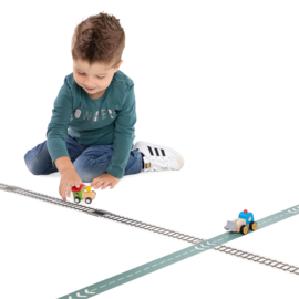 H 028 ( wooden loco with railway tape )