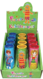 GA 033 ( puzzle kaleidoscope with 3 design assorted ) ----- 12 pcs in display