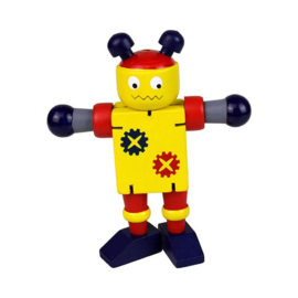 H 031 ( wooden flexi robot ) ----- 12 pcs in display