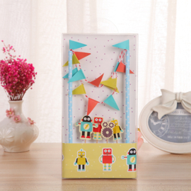 WH 007 ( cake topper kit robot )