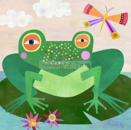 KK ( postcard spotted frog )