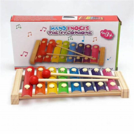 TA 001 ( 8 tone wooden colored metal xylophone )