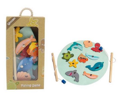 H 026 ( wooden fishing game )