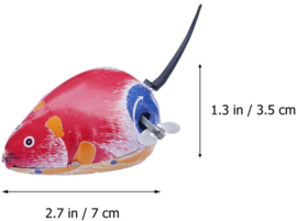 MS 988K( tin toy colored springe mouse )