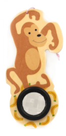 H 044 ( wooden prism monkey )