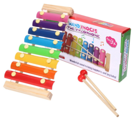 TA 001 ( 8 tone wooden colored metal xylophone )