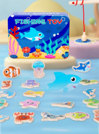 H 036 ( fishing toy in tin box )