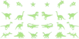 PT 003D ( glow dino night stickers ) ----- 24 pcs in display