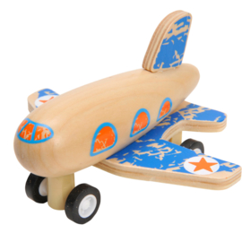 H 027 ( wooden pull back plane ) ----- 12 pcs in display