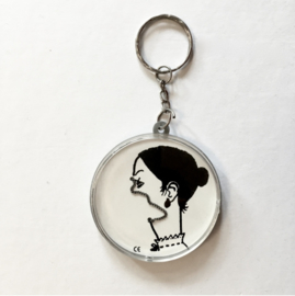 KI 1921 ( funny face key chain ) ----- 12 pcs in polybag