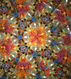 GA 011 ( kaleidoscope with oil forest )