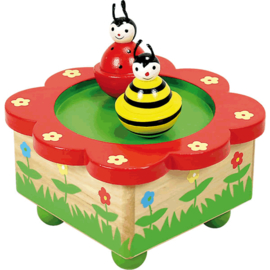 MD 003 ( music box dancing ladybird and bee )
