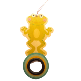 H 044 ( wooden prism frog )