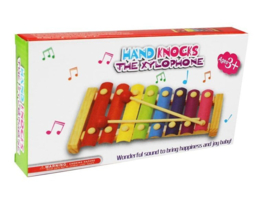 TA 001 ( 8 tone wooden colored metal xylophone )