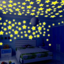 PT 003 ( glow starry night stickers ) ----- 24 pcs in display