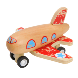 H 027 ( wooden pull back plane ) ----- 12 pcs in display