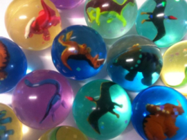 U 001 ( bouncing balls dino ) ----- 25 pcs in polybag