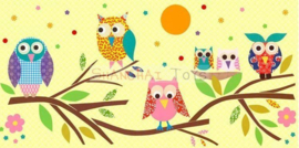 KK ( postcard happy owls )