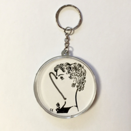 KI 1921 ( funny face key chain ) ----- 12 pcs in polybag