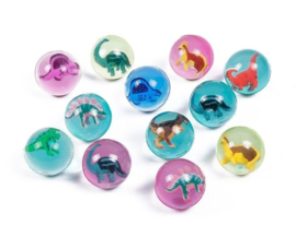 U 001 ( bouncing balls dino ) ----- 25 pcs in polybag