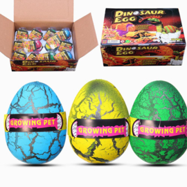 AT 2881C ( colored growing egg dinosaur ) ----- 12 pcs in display